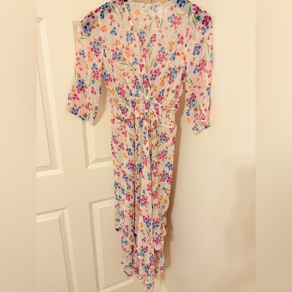 Cato Handkerchief Floral Print Dress size M. New without tags. - Picture 4 of 6